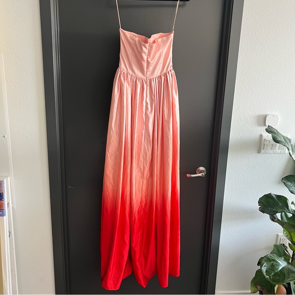 Sau Lee Teigen Gown in Blush Red Ombre size US 6 NEW! New with tags! - Picture 12 of 13